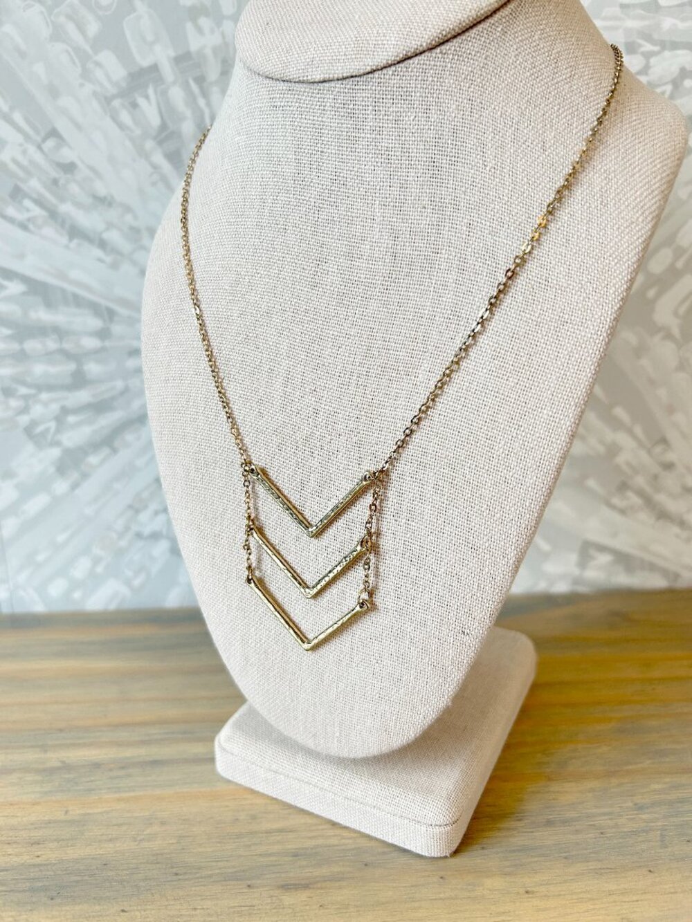 Long Chevron Necklace